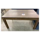 DK WOOD DINING ROOM TABLE ONLY