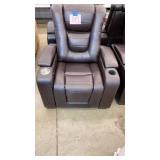 BROWN HOME THEATER POWER RECLINER