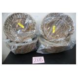 LOT OF 4 NEW NAPA HOME & GARDEN 3PC NESTING BASKET