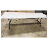 NEW LIFETIME 8FT WHITE FOLDING TABLE