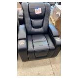 BLACK HOME THEATER POWER RECLINER