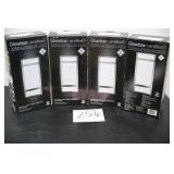 LOT OF 4 GLOWBOX LIGHT FIXTURES