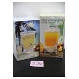 LOT OF 2 BEVERAGE DISPENSERS