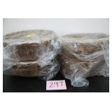 LOT OF 4 NEW NAPA HOME & GARDEN 3PC NESTING BASKET