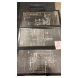 LOT OF 3 BLACKED FRAMED WALL ART