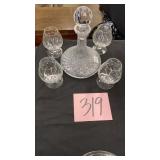 5PC LOT GLASSWARE