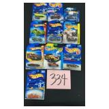 LOT OF 10 HOT WHEELS CARS
