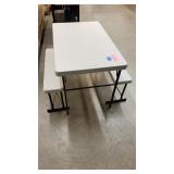 NEW LIFETIME KIDS FOLDING PICNIC TABLE W/ BENCHES