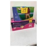 2 BOXES OF SIZE L WOMEN UNDERWEAR DIAPERS