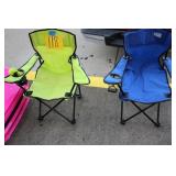 LOT OF 2 GLACIERS EDGE KIDS FOLDING CHAIRS