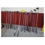 LARGE LOT OF ASSORTED GOLF CLUBS