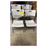 LOT OF 4 NEW LIFETIME FOLDING CHAIRS