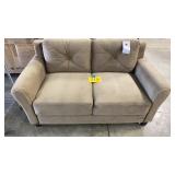 LIFESTYLE SOLUTIONS BEIGE FARBIC LOVESEAT