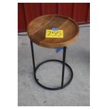 ROUND DECORATOR STORAGE TABLE