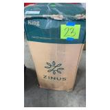 ZINUS KING SIZE MATTRESS IN BOX