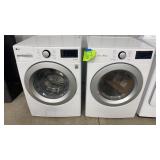 LG FRONT LOAD ELECTRIC WASHER & DRYER (STACKABLE)