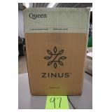 TOPPER - ZINUS QUEEN SIZE MATTRESS TOPPER IN BOX