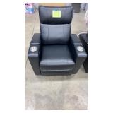 ABBYSON LIVING POWER HOME THEATER RECLINER (BLACK)