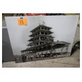 48" x 37" 1926 IMS PAGODA CORRUGATED PLASTIC PHOTO