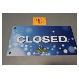 23' X 12' IMS CLOSED CORRUGATED PLASTIC SIGN 23' X 12' IMS CLOSED CORRUGATED PLASTIC SIGN