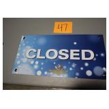 24" x 12" IMS CLOSED CORRUGATED PLASTIC SIGN