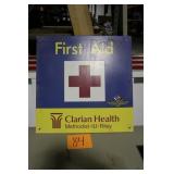 24" x 24" HEAVY METAL IMS FIRST AID SIGN