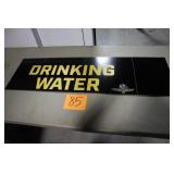 48" x 14" IMS DRINKING WATER SIGN