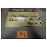 24" X 20" NORTH VISTA SIGN