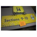 2 OLD METAL SIGNS 2 OLD METAL SIGNS