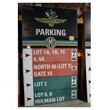 60" x 104" IMS PARKING SIGN