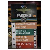 60"  x 104" IMS PARKING SIGN