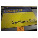 36' x 24' OLD METAL IMS STAND H SIGN 36' x 24' OLD METAL IMS STAND H SIGN