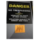 16' x 16' IMS DANGER SIGN 16' x 16' IMS DANGER SIGN