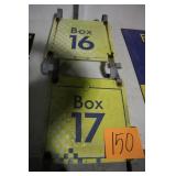 (2) 12' x 12' OLD IMS METAL BOX SIGNS (2) 12' x 12' OLD IMS METAL BOX SIGNS