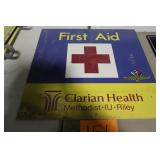 24" x 24" OLD METAL FIRST AID SIGN