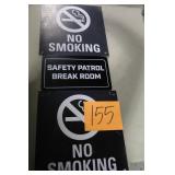 3PC LOT SMALL SIGNS 3PC LOT SMALL SIGNS