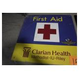 24" x 24" IMS METAL FIRST AID SIGN