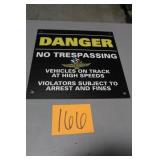 16" x 16" IMS DANGER  SIGN