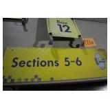 2 OLD METAL IMS SIGNS 2 OLD METAL IMS SIGNS