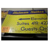 36" x 24" HULMAN SUITES SIGN