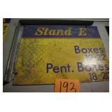 24' x 18' OLD METAL STAND E SIGN 24' x 18' OLD METAL STAND E SIGN