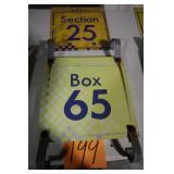 (2) 12' x 12' OLD METAL IMS SIGNS (2) 12' x 12' OLD METAL IMS SIGNS