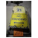 (2) 12' x 12' OLD METAL IMS SIGNS (2) 12' x 12' OLD METAL IMS SIGNS
