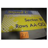 36' x 24' STAND C OLD METAL IMS SIGN 36' x 24' STAND C OLD METAL IMS SIGN