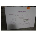 60' x 46' 2019 INDY 500 SPOTTERS MAP 60' x 46' 2019 INDY 500 SPOTTERS MAP