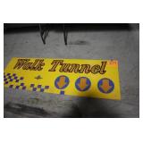 75"W x 24" OLD IMS WALK TUNNEL METAL SIGN