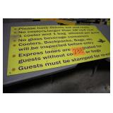 48" x 24" IMS METAL SIGN