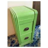 Vintage Art Deco Style Nightstand or End Table