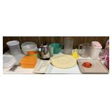 Lazy Susan, Pitchers, Tea Container,