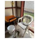 Push Spreader, Hand Spreader, Plastic Chair,